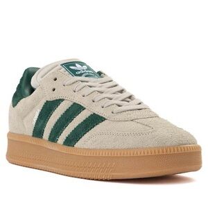 Adidas Samba XLG - Putty Grey/Collegiate Green/Gum Bottom
